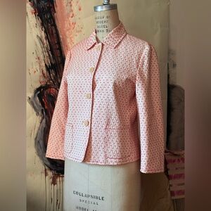 🥀 Weekend Max Mara Textured Italian Cotton Blazer | 38 IT | Made in Italy 🥀